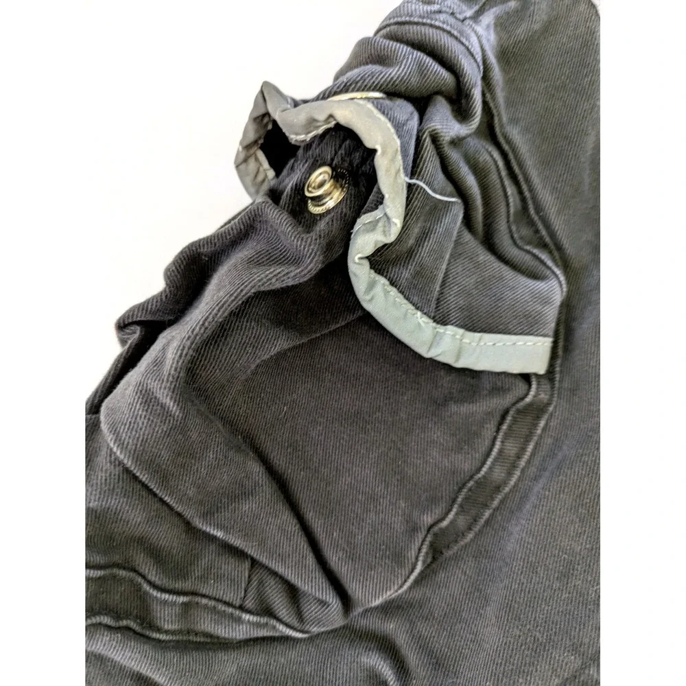 Iridium Mens Black Reflective Cargo Pants Techwear Streetwear Size L (34x31)